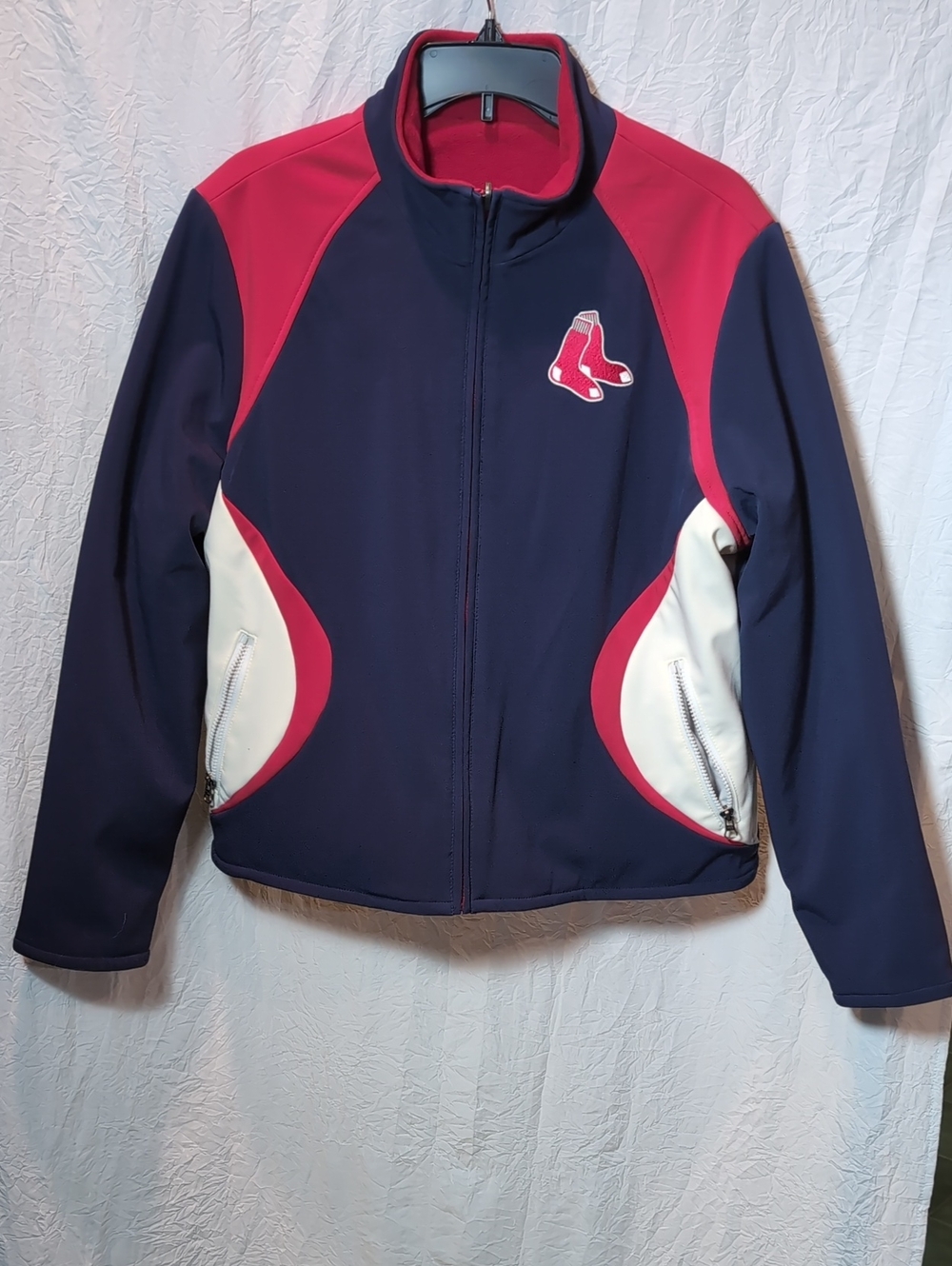 Boston Red Sox Navy and Red Team Jacket